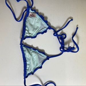 Luli Fama Swim - Luli Fama Triangle Bikini Top, XS Luli Fama Swim - Luli Fama Triangle Bikini Top, XS